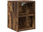 Syfax™ Armadio Pensile Rovere Fumé 30 X 29,5 X 40 Cm Legno Multistrato