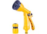 Set Di Irrigazione Strend Pro Garden, Da Giardino, Pistola 8 Getti, Raccordo Rapido 1/2""