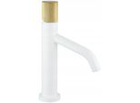 Mexen Rumba One Rubinetto Per Lavabo, Bianco/Cromo - 73501-25