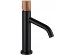 Mexen Rumba One Rubinetto Per Lavabo, Nero/Oro Rosa - 73501-76