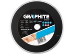 Disco Da Taglio Diamantato Graphite 230 X 25,4 Mm - Disco Da Taglio Ad Alte Prestazioni Per Tagli Precisi - Rivestimento Diamantato - Per Calcestruzzo, Piastrelle E Granito