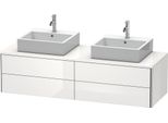 Duravit Xsquare Meuble Sous-Vasque Sur Console Suspendu, Pour Deux Vasques, 4 Tiroirs, 1600X400X548Mm, XS4917B8585, XS4917B8585