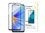 Wozinsky Colla Piena Vetro Temperato Oppo A17 9H Schermo Pieno Vetro Temperato Con Lunetta Nera