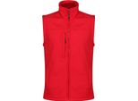 Regatta - Gilet Softshell "Flux"" Da Uomo BC4831 (S) (Rosso/Grigio Medio)"