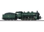 Treno Merci Locomotiva A Vapore G 5\5 Baia.