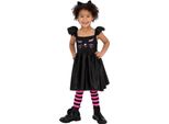 Smiffys - Abito In Costume - Ragazze SM1039 (110-116) (Nero)