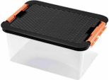 System Box 14 L, 40 X 29 X 18 Cm Coperchio In Rattan, Colori Assortiti