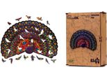 Puzzle Ecologico In Legno 152 Pavone A3
