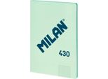 Quaderno Incollato A4/48K A Quadretti 1918 Verde Milano