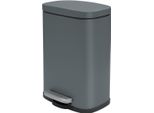 Portarifiuti Spirella 30 Litri In Acciaio Inox Con Chiusura Ammortizzata E Cestino Interno "Akira"" Portarifiuti Da Cucina Softclose Portarifiuti Grigio Opaco"