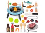 Umu® Set Barbecue A Legna 45 Pezzi - Gioco Del Barbecue Per Bambini Di 2, 3, 4 E 5 Anni