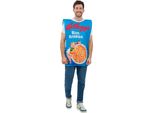 Kelloggs - Costume "Rice Krispies"" - Uomo/Donna Unisex SM1261 (Taglia Unica) (Blu/Bianco/Rosso)"