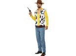 Smiffys - Set Di Costumi "Western"" Per Uomo SM962 (M Regular) (Giallo/Blu/Bianco)"