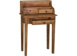 Casa Padrino Landhausstil Schreibtisch mit 3 Schubladen 65 x 40 x H. 102 cm - Wohnzimmermöbel