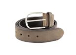 Vanzetti Pelle Cintura Denim Love 40Mm Full Leather Belt W80 Dark Olive Marrone