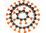 Jiubiaz Set Di Livellamento Piastrelle 220 Pezzi Sistema Di Livellamento Piastrelle Sistema Di Livellamento Piastrelle Costruzione Di Pareti Pavimenti Cuneo Strumento Manuale Con 8 Pezzi Chiave Speciale