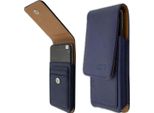 Caseroxx Custodia Flip Per Gigaset GS290 In Blu