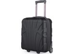 Suitline - Bagaglio A Mano 45X36X20 Cm Piccola Valigia Easyjet Trolley Sottosella 2 Ruote Cabina Valigia 45Cm Cabin Bag Max 30L Bagaglio Libero Aereo Sottosella ,Nero