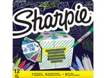 Sharpie 2079808 Marcatore Permanente Sharpie Fine, 12 Confezione Grande "Etichette Regalo"""