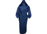 A&R 028.50 | Robezz® Accappatoio In Cialda Con Cappuccio Accappatoio Con Cappuccio - Colore: French Navy - Taglia: 4XL