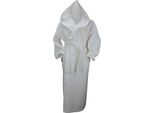 A&R 028.50 | Robezz® Accappatoio In Cialda Con Cappuccio Accappatoio Con Cappuccio - Colore: Bianco - Taglia: Xxl
