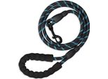Relaxdays Guinzaglio Imbottito Per Cani Nero 150 Cm