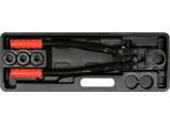 Yato Pinza Professionale Per Tubi 4 Pezzi, Per Tubi Pe Rt Pex Al Pex PEX-AI-PEX Compositi In Alluminio, 16-26 Mm, Contorno A U, Ali