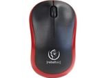 Wireless Optical Mouse Rebeltec Meteor Red