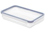 Barattolo Da Frigorifero Piatto 1 L Clic & Lock, Colore:Trasparente