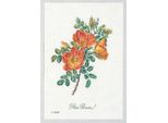Thea Gouverneur Kit Punto Croce "Rose Chazal Evenweave"", 26X38Cm"