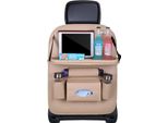 Organizzatore Per Sedili Auto + Ripiano, Tavolino Per Auto, Beige