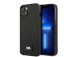 Karl Lagerfeld Klhcp13Sfmp2K Custodia Rigida Per Iphone 13 Mini 5,4 Czarny/Nero Placca Saffiano