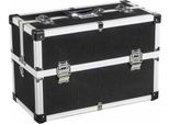 Ironside 191-004 Valigia Portautensili In Alluminio Apertura Superiore, 450X225X300 Mm, Nero/Argento