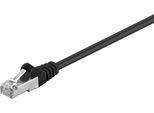 Goobay 68675 Cavo Patch Cat 5E, Sf/Utp, Nero, 7,5 M - Miscela Di Rame Cca