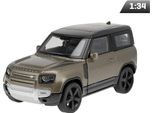 Modello 1:34, Land Rover Defender 2020, Marrone
