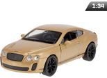 Modello 1:34, Bentley Continental Supersport, Oro