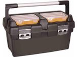 Ironside 100-586 Cassetta Portautensili Professionale Misura M 500 X 295 X 270 Mm, Nero