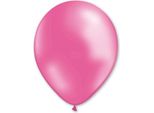 Palloncini Metallizzati Decorazione Festa 100 Pezzi Rosa 30Cm - Taglia Unica