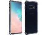 Avizar, Set Di Protezione Premium Samsung Galaxy S10E Custodia Protettiva + Pellicola Protettiva, Trasparente