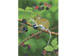 Set Per Punto Croce Heritage In Aida "Topo Della Foresta"", Schema Contato, NAWM1498-A, 15X21Cm"
