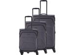 Travelite Adria 4W Trolley L / M / S Grigio Antracite 78Cm