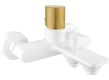 Mexen Royo One Batteria Da Vasca, Bianca/Oro - 72231-25