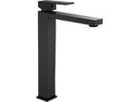Mexen Uno Rubinetto Lavabo Alto, Nero - 71410-70