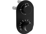 Mexen Kai Rubinetto Termostatico Per Vasca-Doccia A 3 Vie, Nero - 77602-70