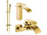 Mexen Aries DQ77 Set Da Bagno, Dorato - 744803DQ77-50