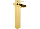 Mexen Hydra Rubinetto Lavabo Alto, Oro - 744910-50