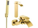 Mexen Aries R77 Set Da Bagno, Dorato - 744813R77-50