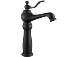 Mexen Vela Rubinetto Lavabo Alto, Nero - 744510-70