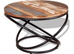 Vidaxl Tavolino In Legno Massiccio Tavolino Da Salotto Tavolino Retro 60X60X40