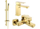 Mexen Cetus DQ77 Set Da Bagno, Dorato - 744303DQ77-50